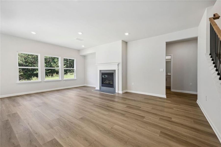 Spacious, unfurnished interior of a new home in Parkside at Grayson, Grayson (Image 18).