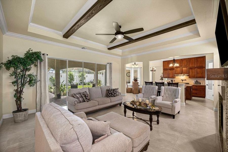 Furnished interior view inside a new home in , Ocala (Image 9).