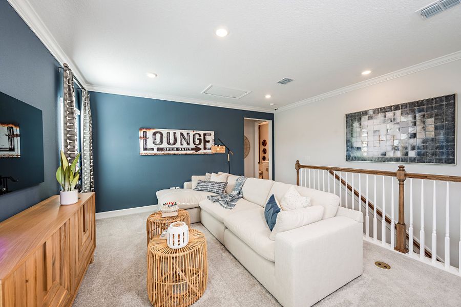 Furnished interior view inside a new home in Headwaters at Lofton Creek, Yulee (Image 26).