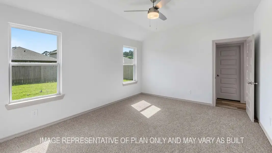 Representative unfurnished interior of a home built from the Camden by D.R. Horton in Woodland Park, Beaumont (Image 14).
