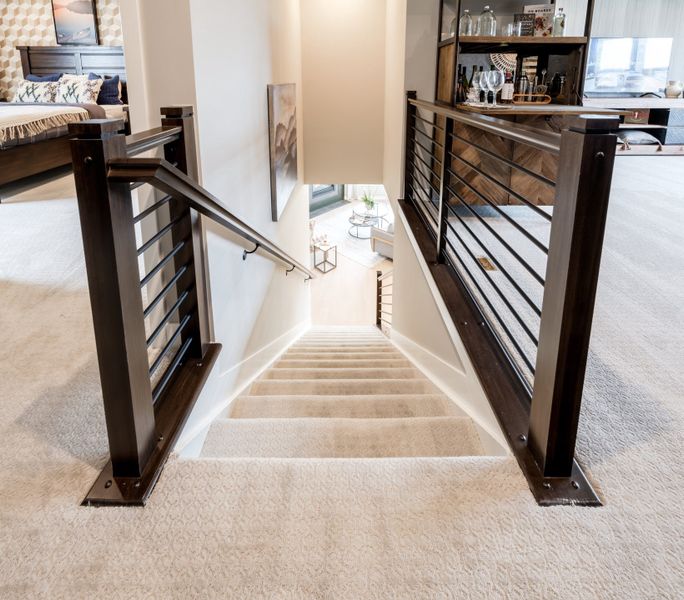 Representative furnished interior of a home built from the Amelia by Fischer Homes in Easton Park, Dallas (Image 63).