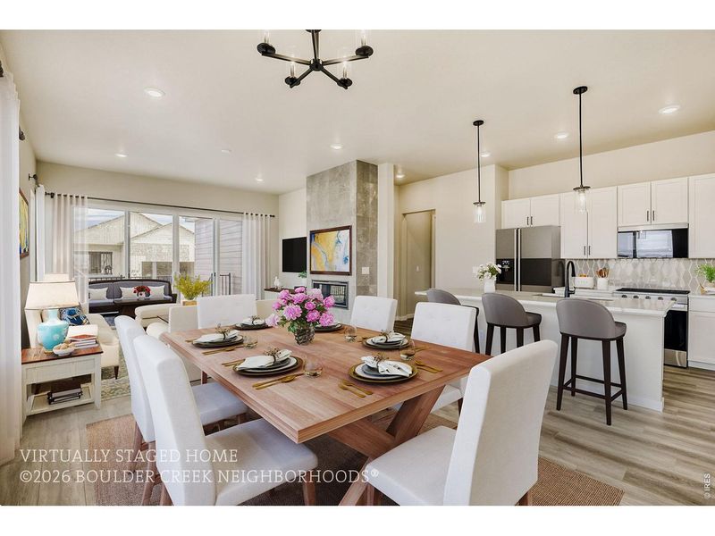Furnished interior view inside a new home in , Fort Collins (Image 6).