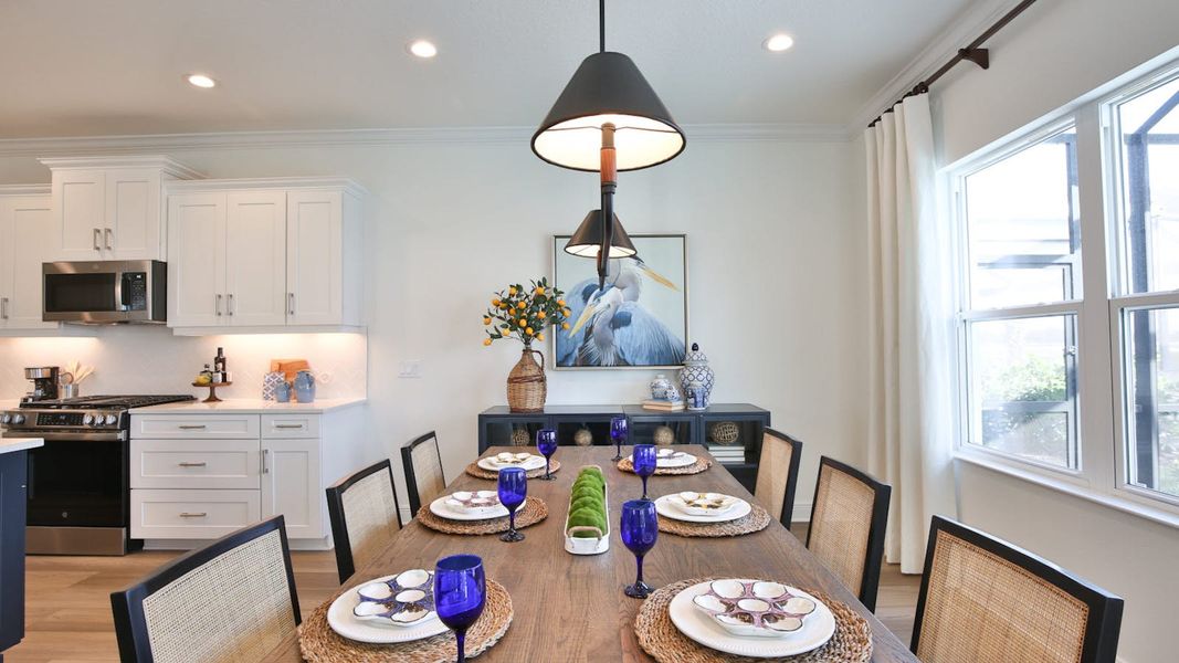 Furnished interior view inside a new home in Palm Grove, Lakewood Ranch (Image 50).