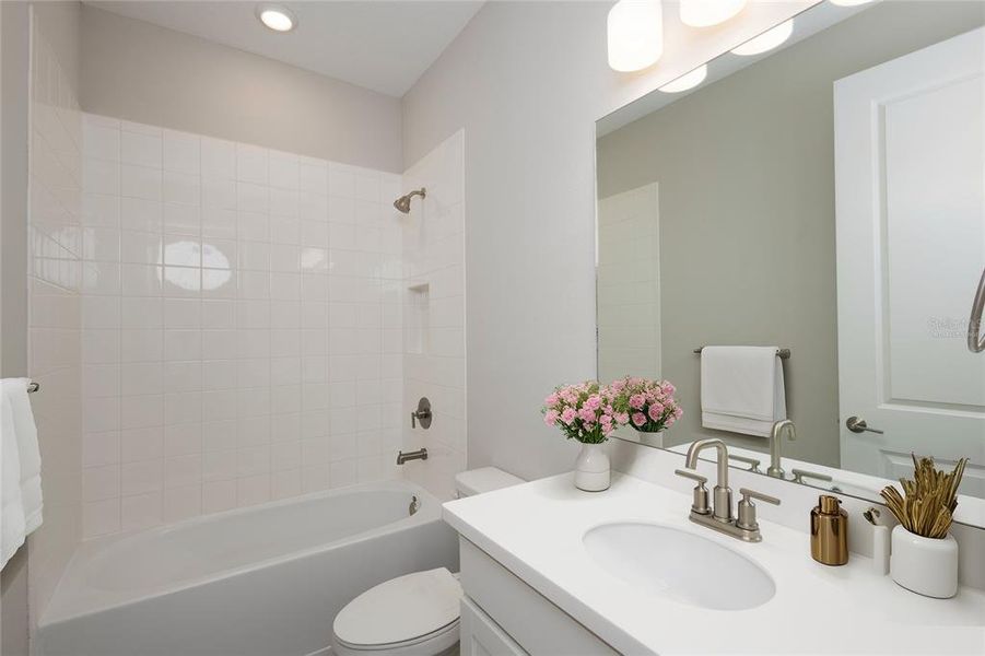 Furnished interior view inside a new home in , Nokomis (Image 9).