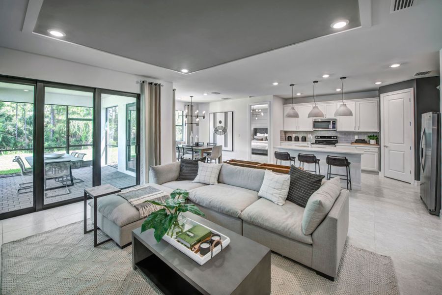 Representative furnished interior of a home built from the Cedar by Pulte Homes in Hollins Crest, Greer (Image 4).