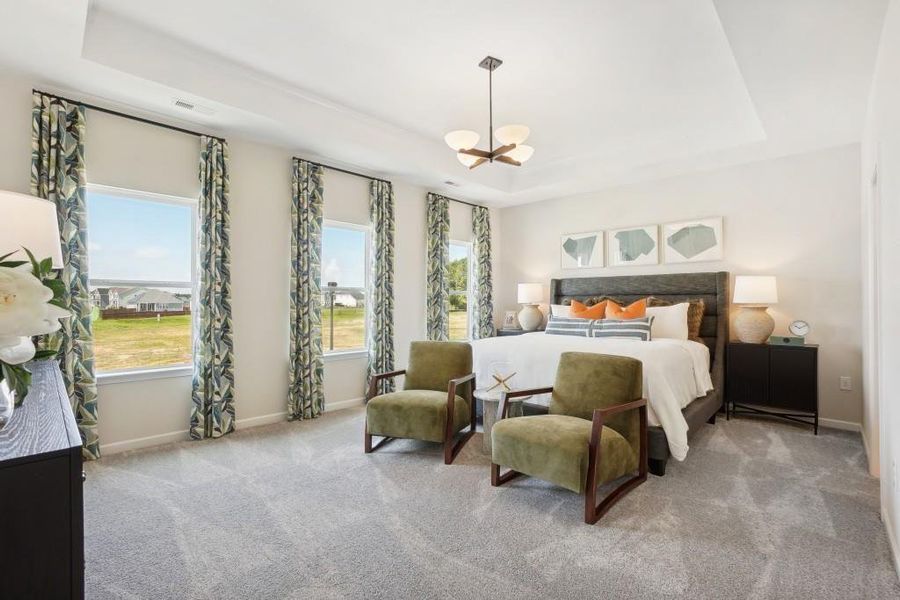 Furnished interior view inside a new home in Fair Oak, Calhoun (Image 11).