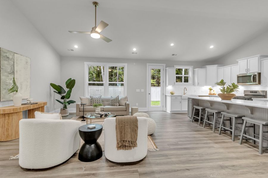 Furnished interior view inside a new home in , Ravenel (Image 9).
