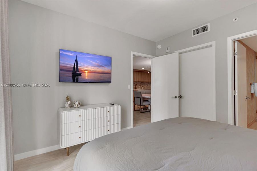 Furnished interior view inside a new home in , Miami (Image 17).