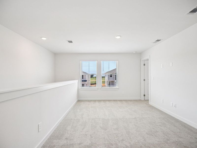 The upstairs loft gives the kids a place to hangout.