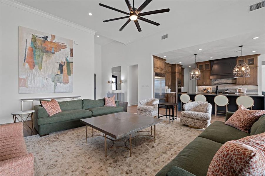 Furnished interior view inside a new home in , Northlake (Image 5). Furnished interior view inside a new home in , Northlake (Image 5).