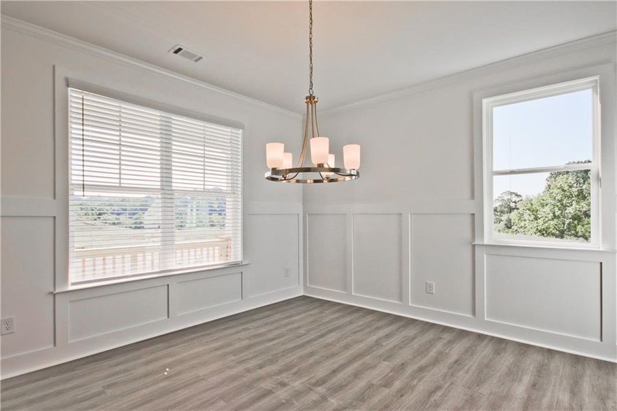Spacious, unfurnished interior of a new home in Clark Farms, Flowery Branch (Image 19). Spacious, unfurnished interior of a new home in Clark Farms, Flowery Branch (Image 19).