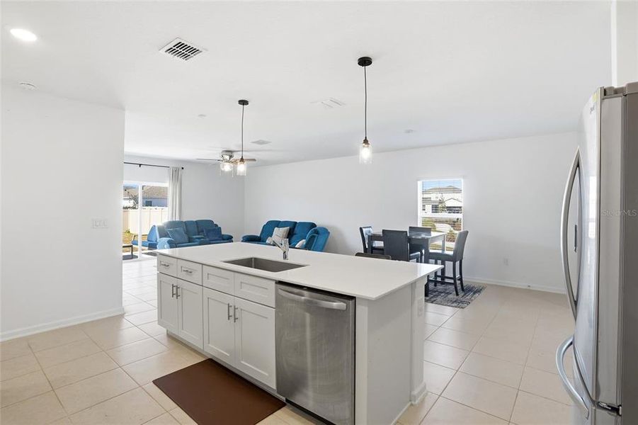 Furnished interior view inside a new home in Westview, Kissimmee (Image 10).