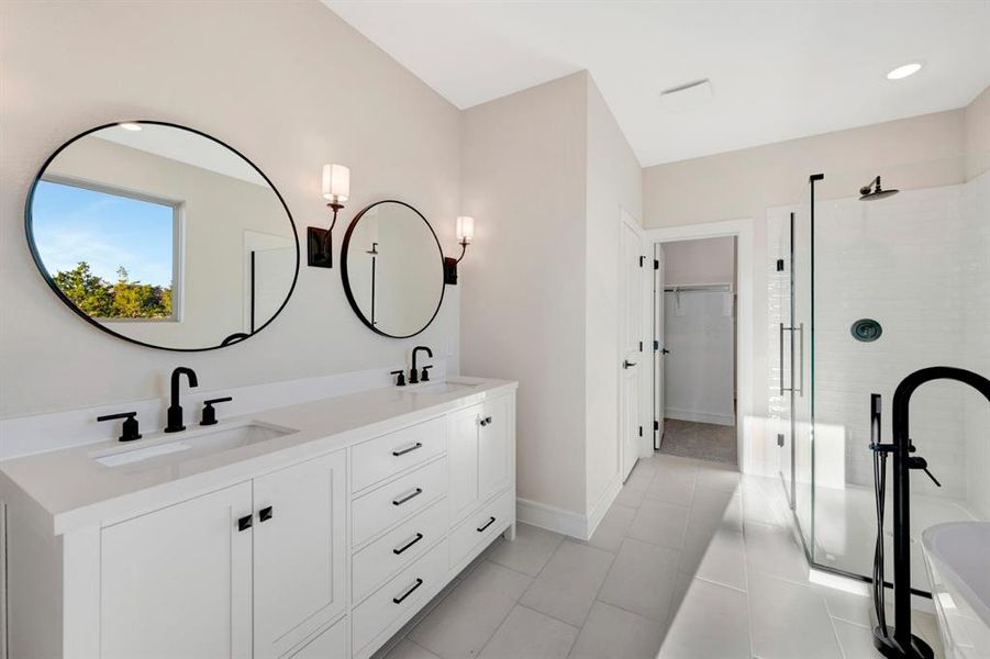 Furnished interior view inside a new home in Gateway Parks, Forney (Image 10).