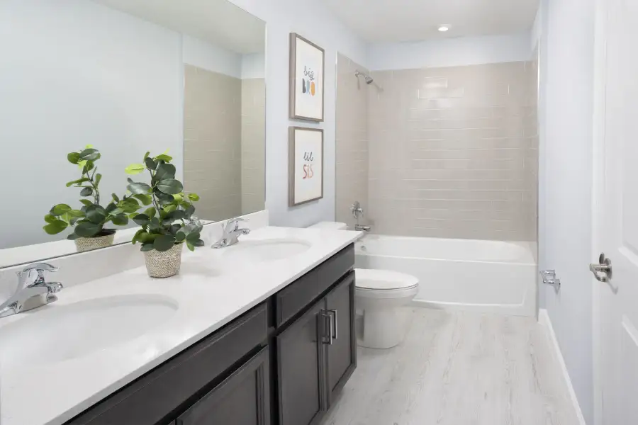 Furnished interior view inside a new home in Tradition, Port St. Lucie (Image 11).