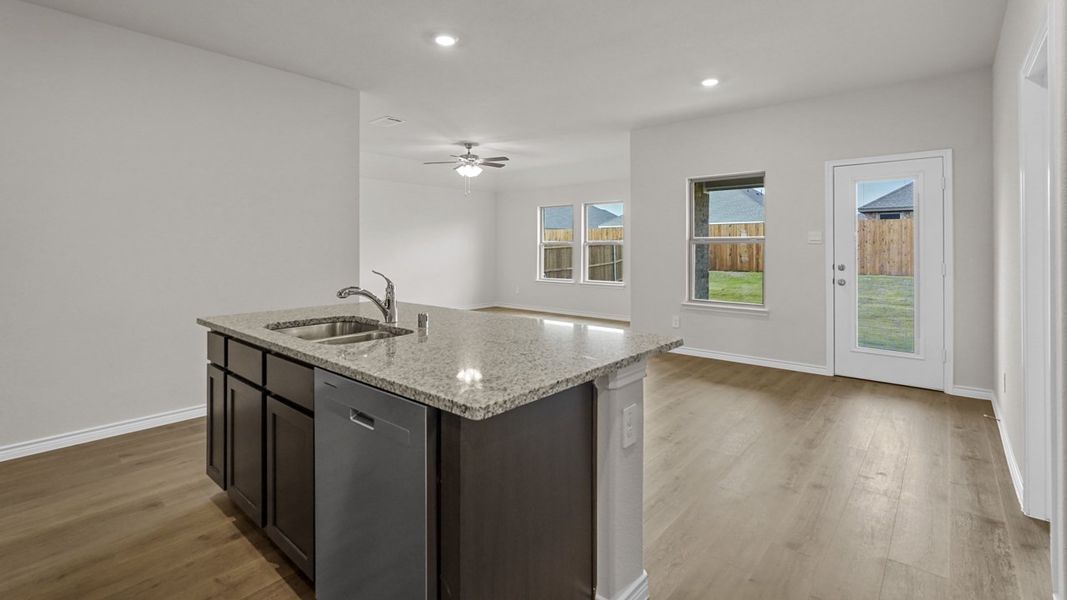 Furnished interior view inside a new home in Trailstone, Caddo Mills (Image 8).