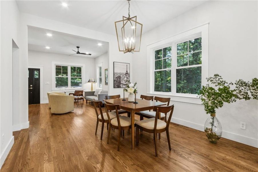 Furnished interior view inside a new home in , Pine Lake (Image 7).