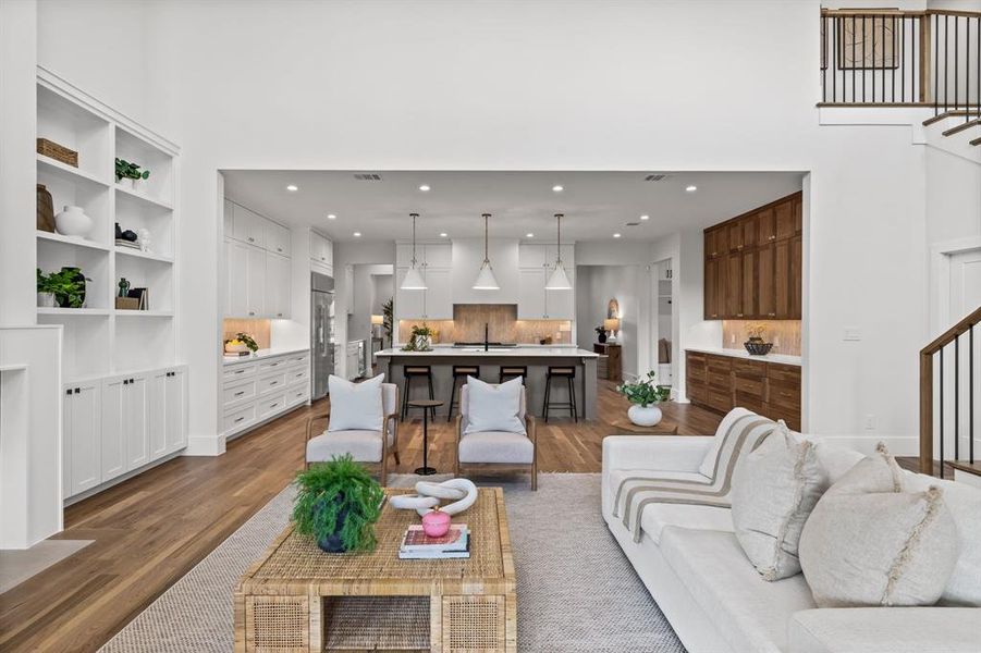 Furnished interior view inside a new home in , Dallas (Image 15). Furnished interior view inside a new home in , Dallas (Image 15).