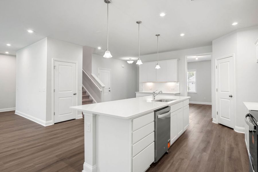 Furnished interior view inside a new home in Waterways, Richmond Hill (Image 16).