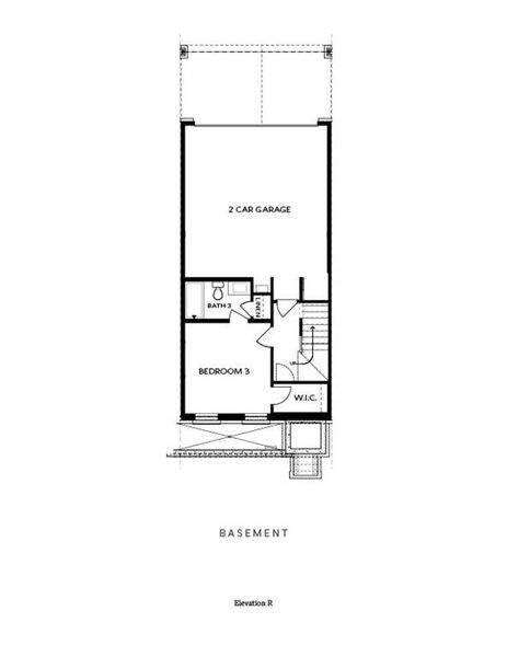 2D floor plan layout of this home in Byers Park, Alpharetta, GA (Image 5).