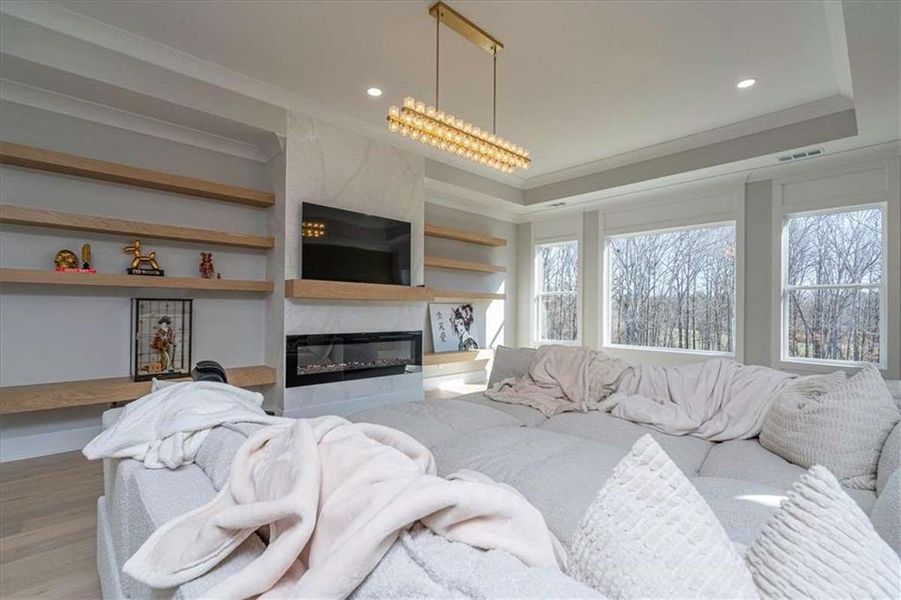 Furnished interior view inside a new home in , Hoschton (Image 13).