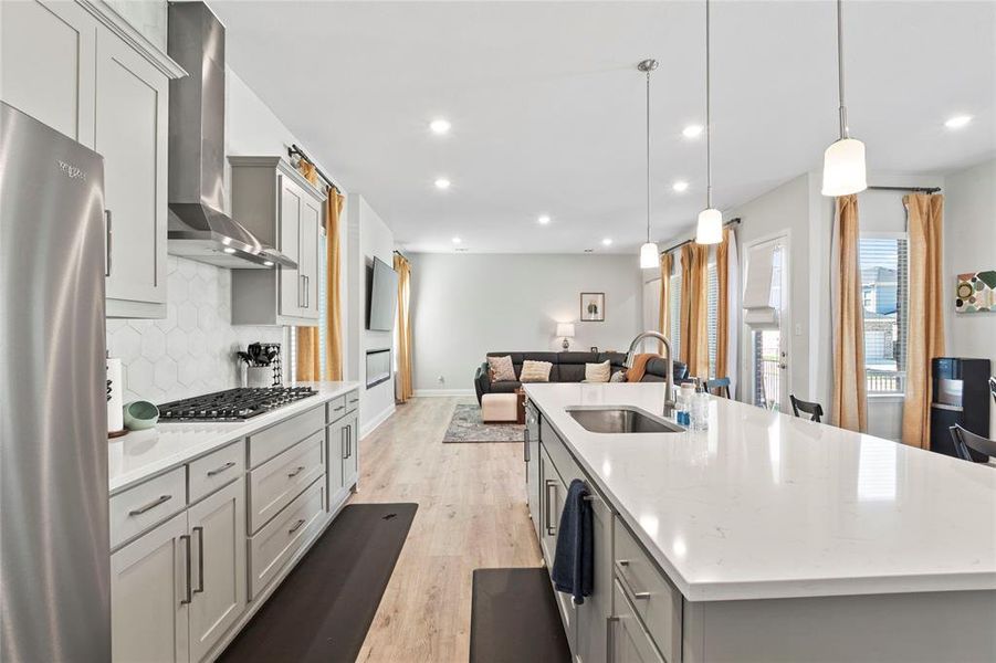 Furnished interior view inside a new home in Bayside, Rowlett (Image 11).