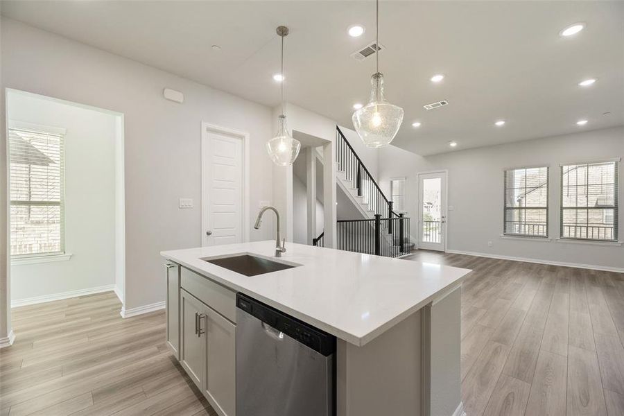 Furnished interior view inside a new home in , Frisco (Image 9). Furnished interior view inside a new home in , Frisco (Image 9).