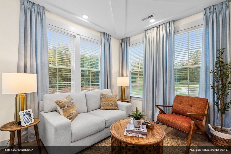 Furnished interior view inside a new home in Indigo at Abbey Preserve, Wilmington (Image 10).