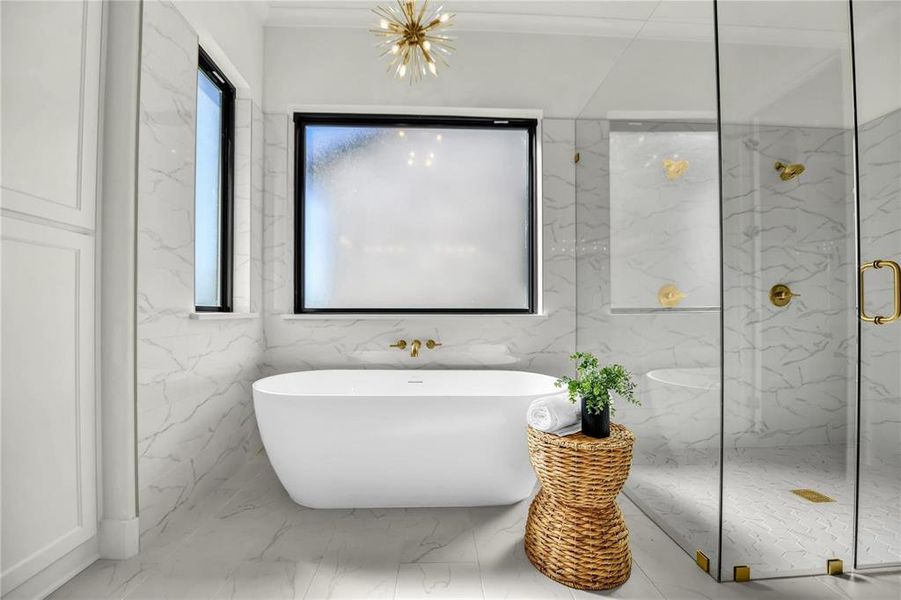 Furnished interior view inside a new home in , Aledo (Image 14).