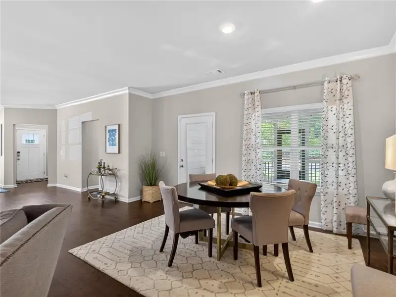 Furnished interior view inside a new home in Creekwood, Powder Springs (Image 17).