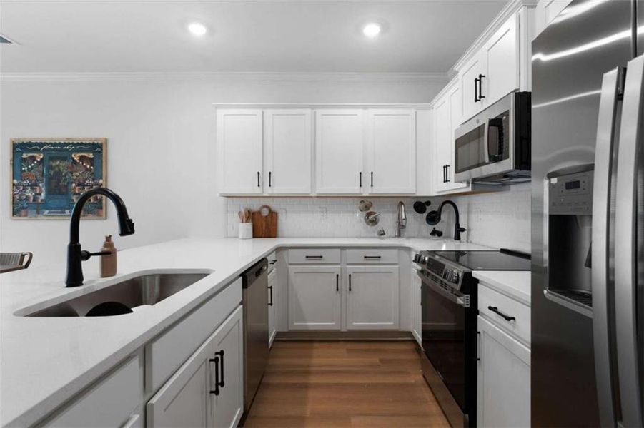 Furnished interior view inside a new home in , Cedartown (Image 6).