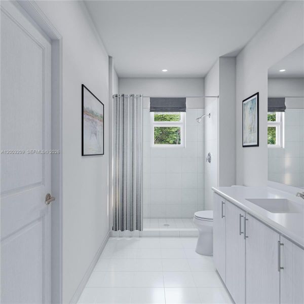 Furnished interior view inside a new home in Acacia Groves, Homestead (Image 9).