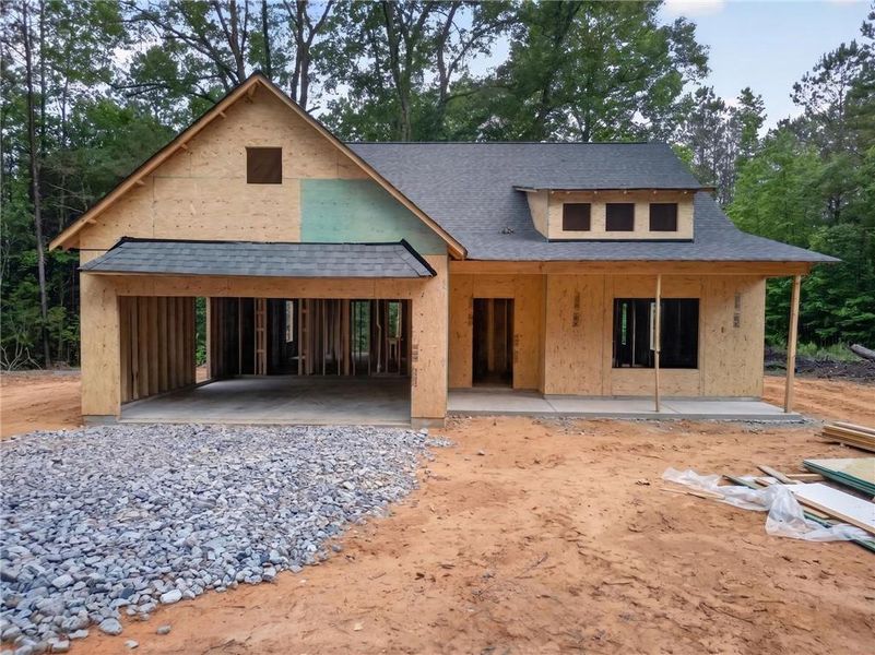 In-progress construction of a new home in , Tallapoosa, GA (Image 35).