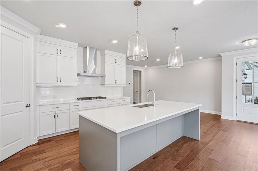 Furnished interior view inside a new home in Promenade at Sawnee Village, Cumming (Image 7).