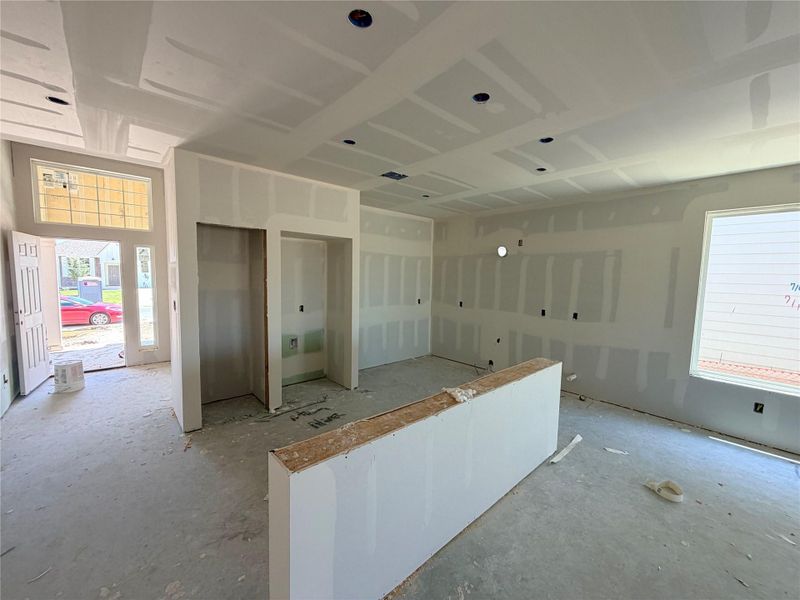 A promising foundation awaits your personalized design, boasting an inviting entry and sun-filled interior spaces.