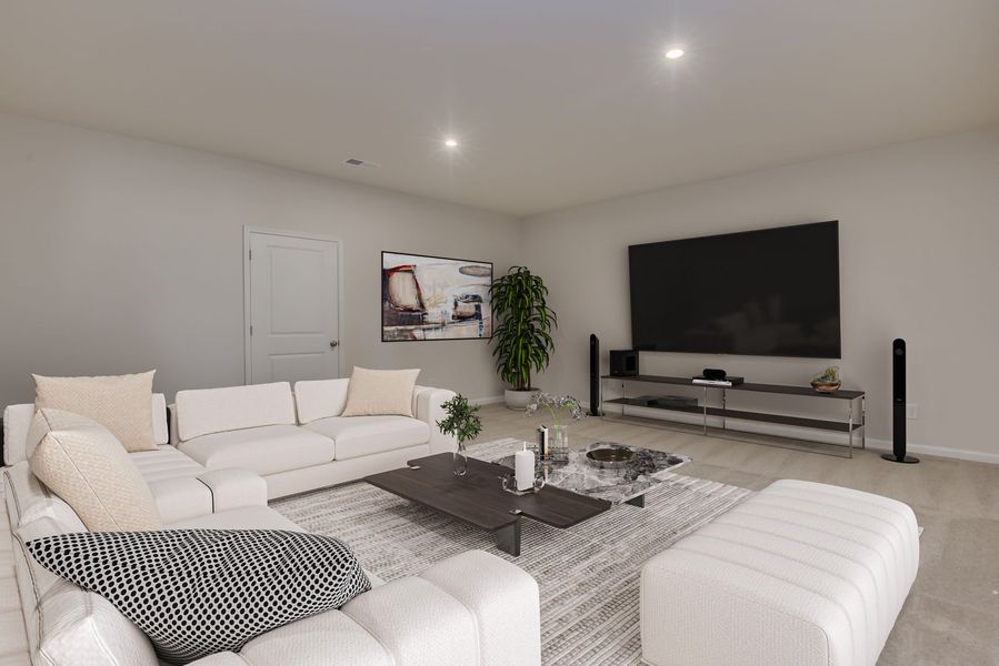 Representative furnished interior of a home built from the The Easton by Stanley Martin Homes in Chapin Place, Chapin (Image 11).
