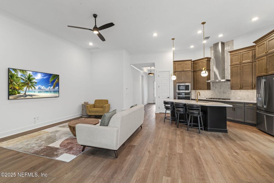 Furnished interior view inside a new home in Seven Pines 50' Rear Entry, Jacksonville (Image 16).