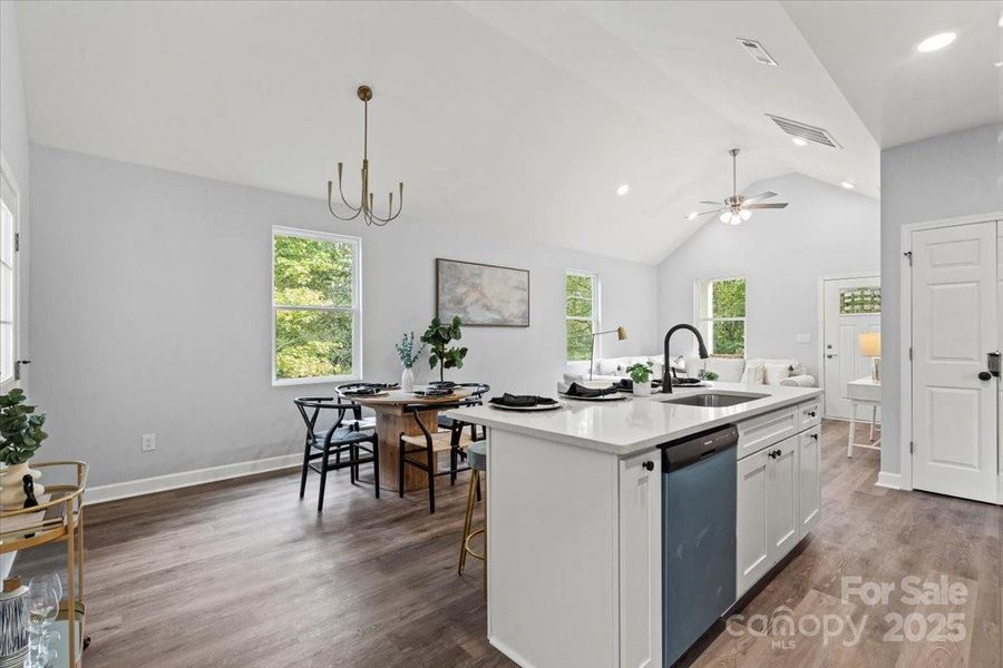 Furnished interior view inside a new home in , Kannapolis (Image 9). Furnished interior view inside a new home in , Kannapolis (Image 9).