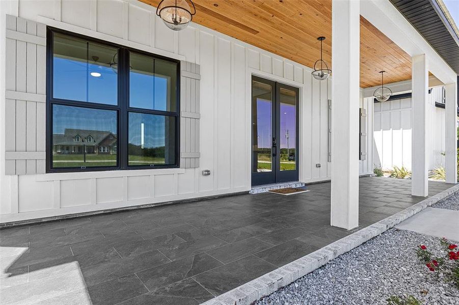 Exterior details and patio area of a home in , Lake City (Image 28).