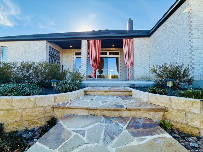 Exterior details and patio area of a home in Mesa Western, Cibolo (Image 3). Exterior details and patio area of a home in Mesa Western, Cibolo (Image 3).