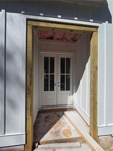 Exterior details and patio area of a home in , Smyrna (Image 4). Exterior details and patio area of a home in , Smyrna (Image 4).