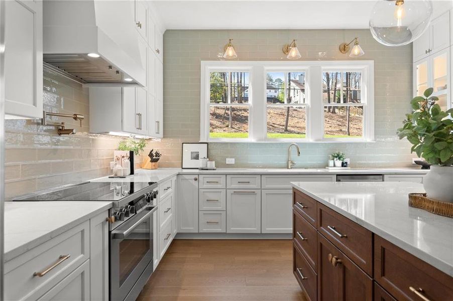 Furnished interior view inside a new home in , Marietta (Image 13). Furnished interior view inside a new home in , Marietta (Image 13).