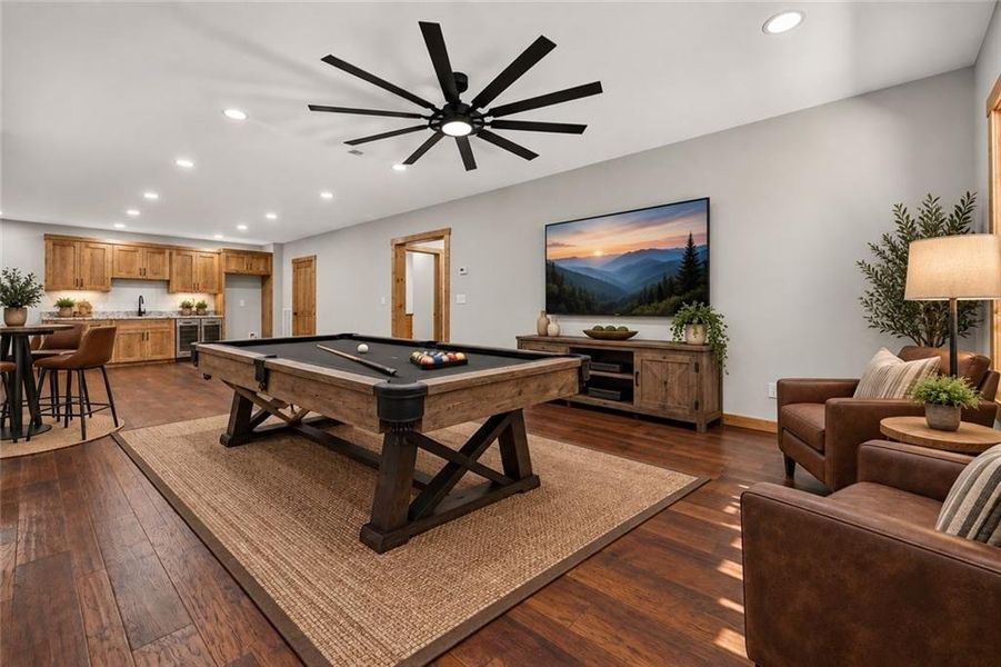 Furnished interior view inside a new home in , Ellijay (Image 8).