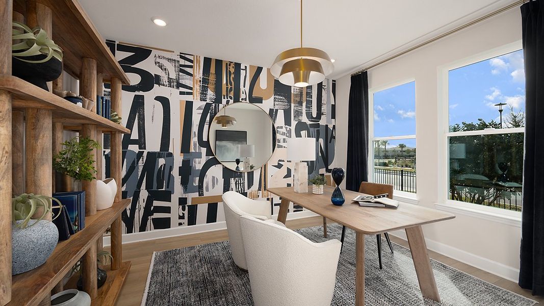 Representative furnished interior of a home built from the Montauk by Taylor Morrison in Coasterra Community Group Page, Palmetto (Image 7).