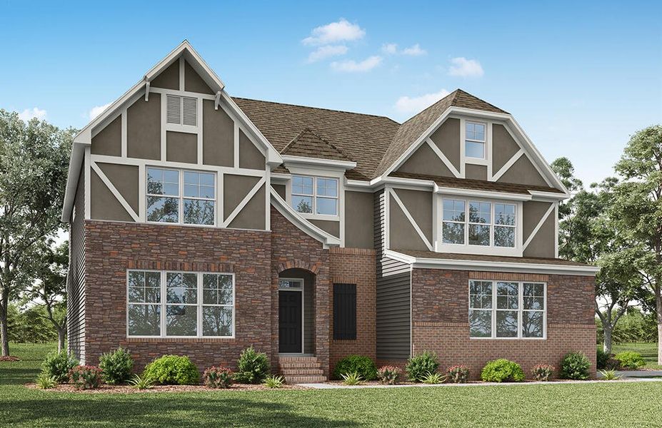 Representative exterior photo of a completed home built from the Waverly by Eastwood Homes in High Springs, Clayton, NC (Image 9).