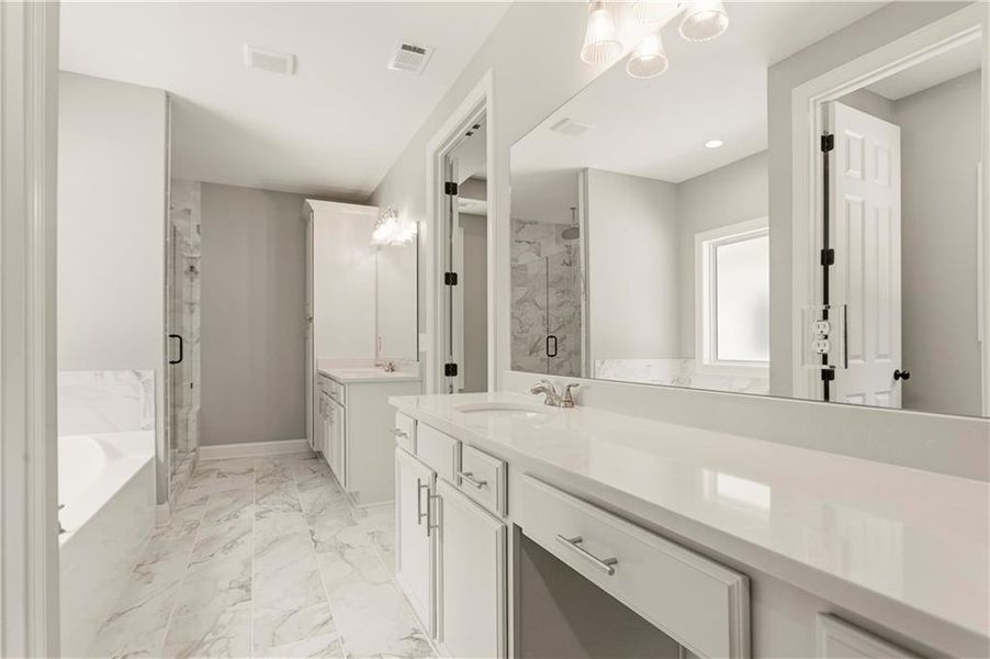 Furnished interior view inside a new home in , Carrollton (Image 15).