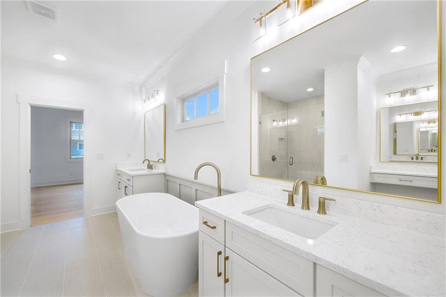 Furnished interior view inside a new home in Laurel View, Suwanee (Image 10).