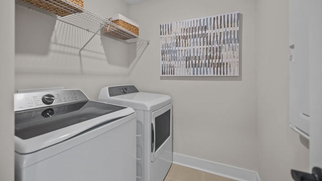 The Stonefield Plan by DRB Homes in McBride Indian Trail, NC - Laundry The Stonefield Plan by DRB Homes in McBride Indian Trail, NC - Laundry