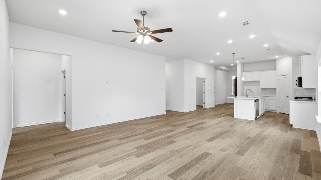 Furnished interior view inside a new home in Anna Ranch, Anna (Image 28).