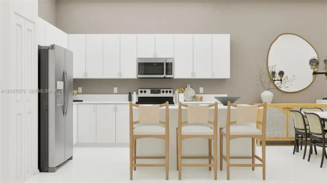 Furnished interior view inside a new home in Coral Breeze, Miami (Image 4).