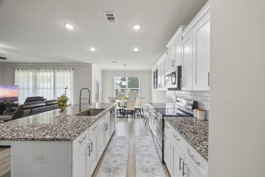 Furnished interior view inside a new home in , Winder (Image 42).